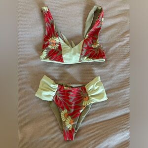 Seea Red and Green Bikini